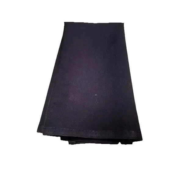Black Linen Napkins 17 X17 Restaurant Quality 12 Ct. Pre owned‎ - Picture 2 of 3